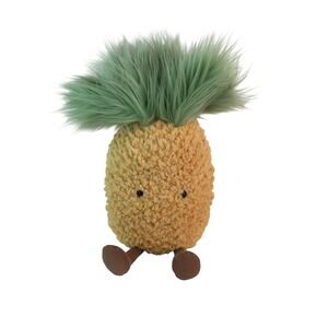 Jellycat Amuseable Pineapple Plush Medium 14" Yellow Green Fruit Stuffed Animal